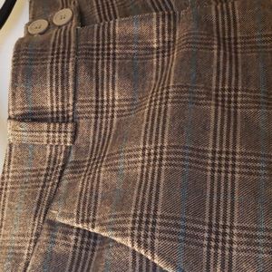 Wide leg trouser pants